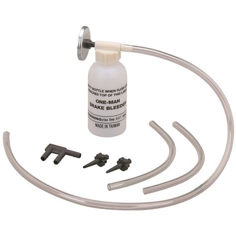 how to use one man brake bleeder kit